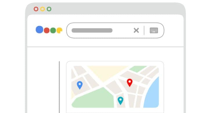 Google local SERP sections